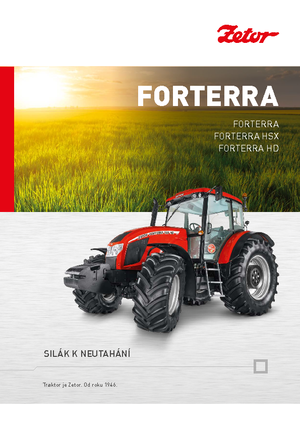 Tractoren met vierwielaandrijving Zetor Forterra 140 HD