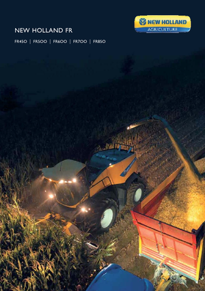 Veldhakselaars met vierwielaandrijving New Holland FR 850