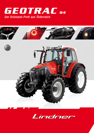 Tractoren met vierwielaandrijving Lindner Geotrac 94