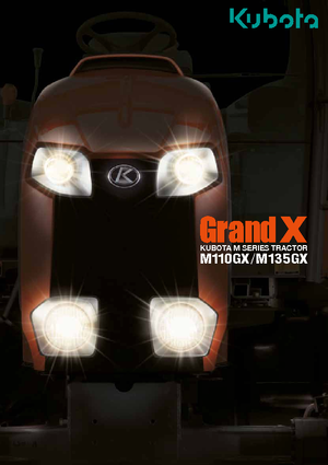 Tractoren met vierwielaandrijving Kubota M 110 GX