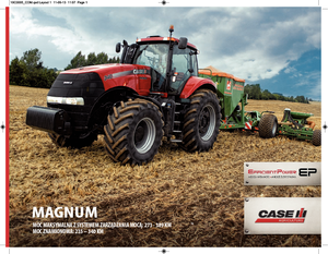 Tractoren met vierwielaandrijving Case IH Magnum 260 Basis