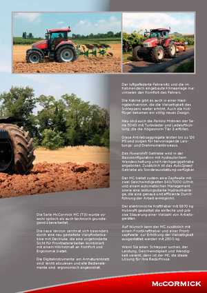 Tractoren met vierwielaandrijving McCormick MC 130