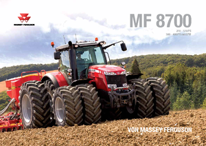 Tractoren met vierwielaandrijving Massey Ferguson MF 8735