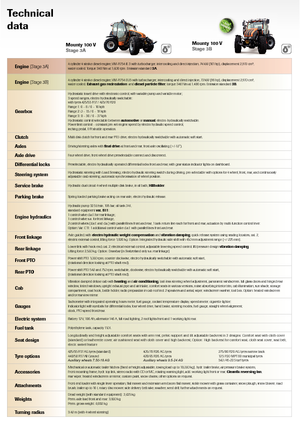 Tractoren met vierwielaandrijving Reform Werke Mounty 100 V