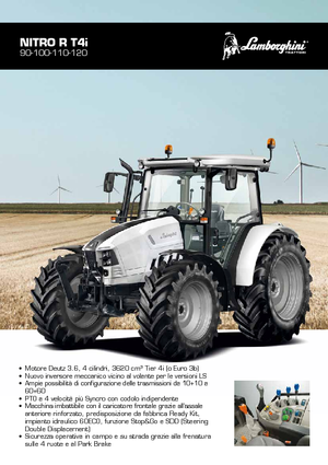 Tractoren met vierwielaandrijving Lamborghini Nitro R 100 DT GS