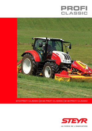 Tractoren met vierwielaandrijving Steyr 6125 Profi Classic Profi