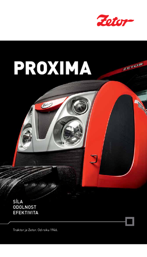 Tractoren met vierwielaandrijving Zetor Proxima 70 EKO