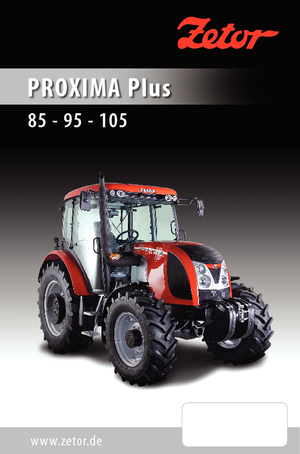 Tractoren met vierwielaandrijving Zetor Proxima Plus 85