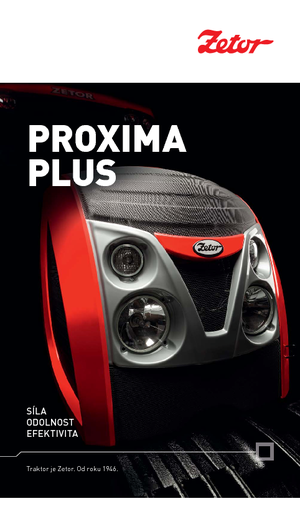 Tractoren met vierwielaandrijving Zetor Proxima Plus 90