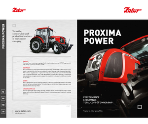 Tractoren met vierwielaandrijving Zetor Proxima Power 100