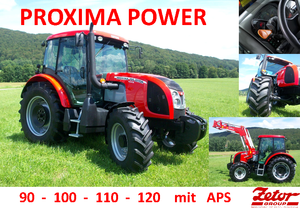 Tractoren met vierwielaandrijving Zetor Proxima Power 100