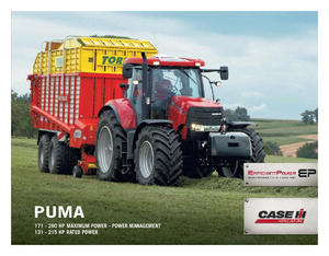 Tractoren met vierwielaandrijving Case IH Puma 140 MC Komfort EHR