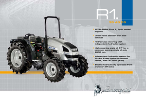 Tractoren met vierwielaandrijving Lamborghini R 1.55 Basso DT