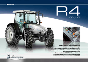 Tractoren met vierwielaandrijving Lamborghini R 4.110 DT