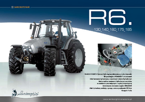 Tractoren met vierwielaandrijving Lamborghini R 6.130 DCR