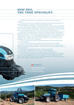 Tractoren met vierwielaandrijving Landini Rex 80 GE