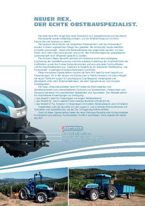 Tractoren met vierwielaandrijving Landini Rex 80 GE