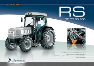 Tractoren met vierwielaandrijving Lamborghini RS 75 schmal