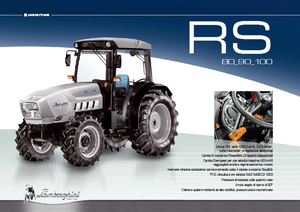 Tractoren met vierwielaandrijving Lamborghini RS 100 DT