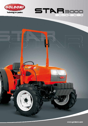 Tractoren met vierwielaandrijving Goldoni Star 3050 SL