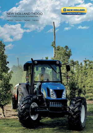 Tractoren met vierwielaandrijving New Holland T 4050 (101)