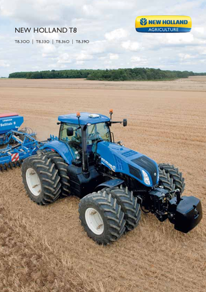 Tractoren met vierwielaandrijving New Holland T 8.300 (100)
