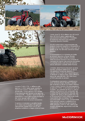Tractoren met vierwielaandrijving McCormick T 80 Max RPS