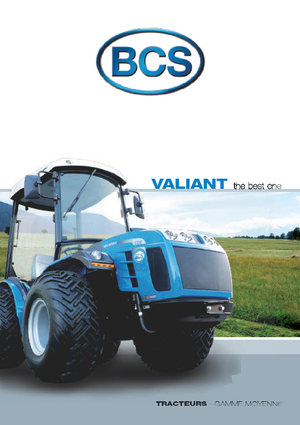 Tractoren met vierwielaandrijving BCS Valiant 550 RS