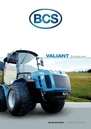 Tractoren met vierwielaandrijving BCS Valiant 550 RS