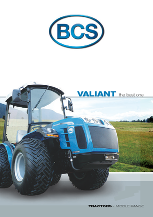 Tractoren met vierwielaandrijving BCS Valiant 550 RS