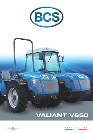 Tractoren met vierwielaandrijving BCS Valiant V650 RS