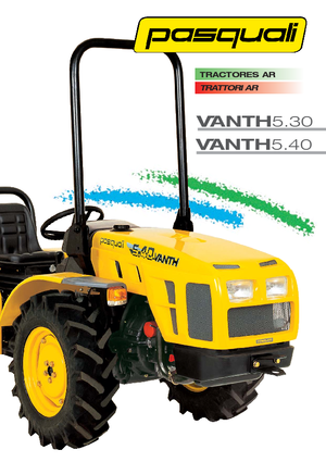 Tractoren met vierwielaandrijving Pasquali Vanth 5.30
