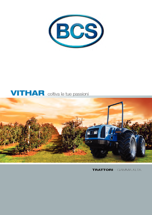 Tractoren met vierwielaandrijving BCS Vithar 850 RS