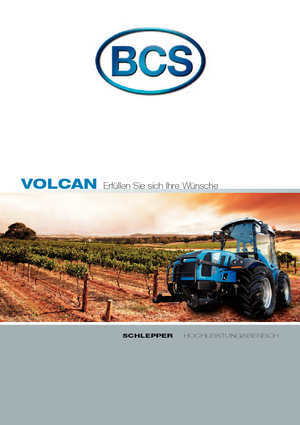 Tractoren met vierwielaandrijving BCS Volcan 750 Ds
