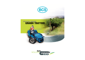 Tractoren met vierwielaandrijving BCS Volcan 850 RS