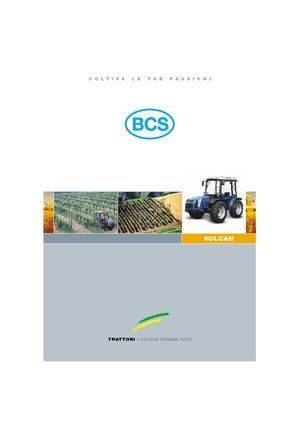 Tractoren met vierwielaandrijving BCS Volcan 950 AR