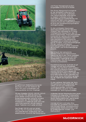 Tractoren met vierwielaandrijving McCormick X 60.30