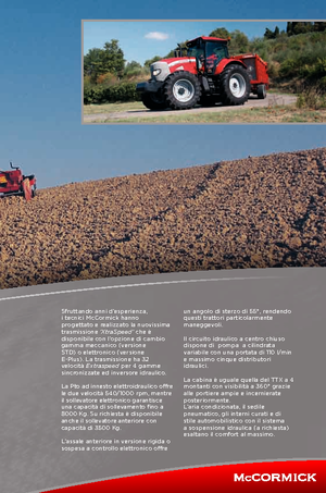 Tractoren met vierwielaandrijving McCormick XTX 145 E-Plus