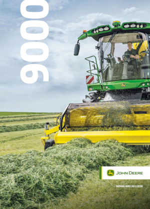 Veldhakselaars met vierwielaandrijving John Deere 9500