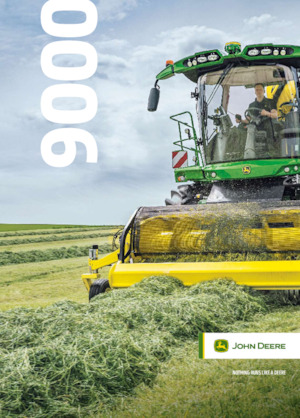 Veldhakselaars met vierwielaandrijving John Deere 9500