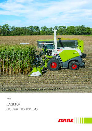 Veldhakselaars met vierwielaandrijving Claas Jaguar 870