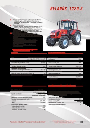 Tractoren met vierwielaandrijving Belarus 1220.3