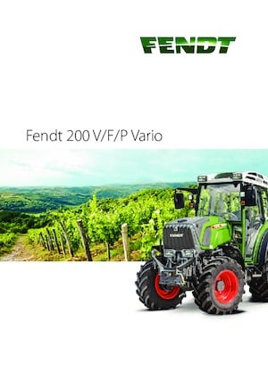 Tractoren met vierwielaandrijving Fendt 210 V Vario