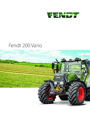Tractoren met vierwielaandrijving Fendt 211 S Vario