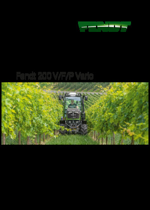 Tractoren met vierwielaandrijving Fendt 210 V Vario Power