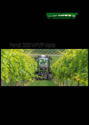 Tractoren met vierwielaandrijving Fendt 210 V Vario Power