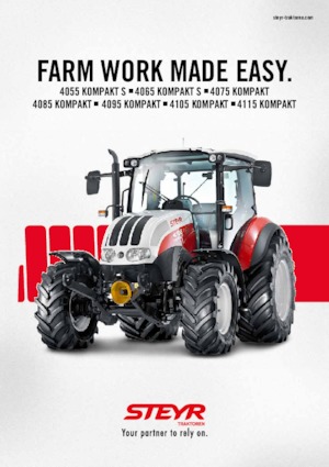 Tractoren met vierwielaandrijving Steyr 4065 Kompakt S Basis
