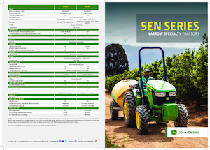 Tractoren met vierwielaandrijving John Deere 5080EN