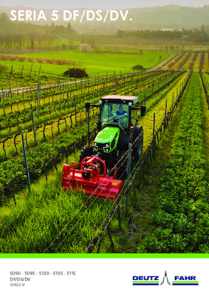 Tractoren met vierwielaandrijving DEUTZ-FAHR 5095 DF GS 