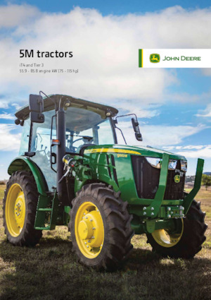 Tractoren met vierwielaandrijving John Deere 5105M